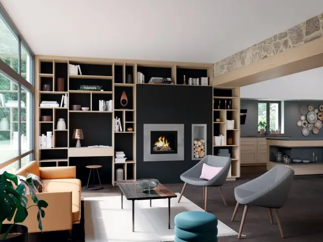 Une bibliothèque pour transformer son intérieur des  exemples bien pensés