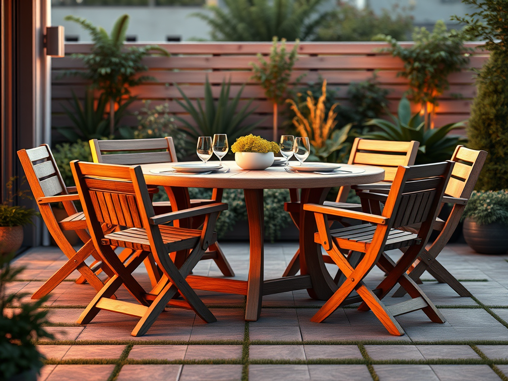 Aménagez Vos Soirées d&rsquo;Été avec un Salon de Jardin en Teck