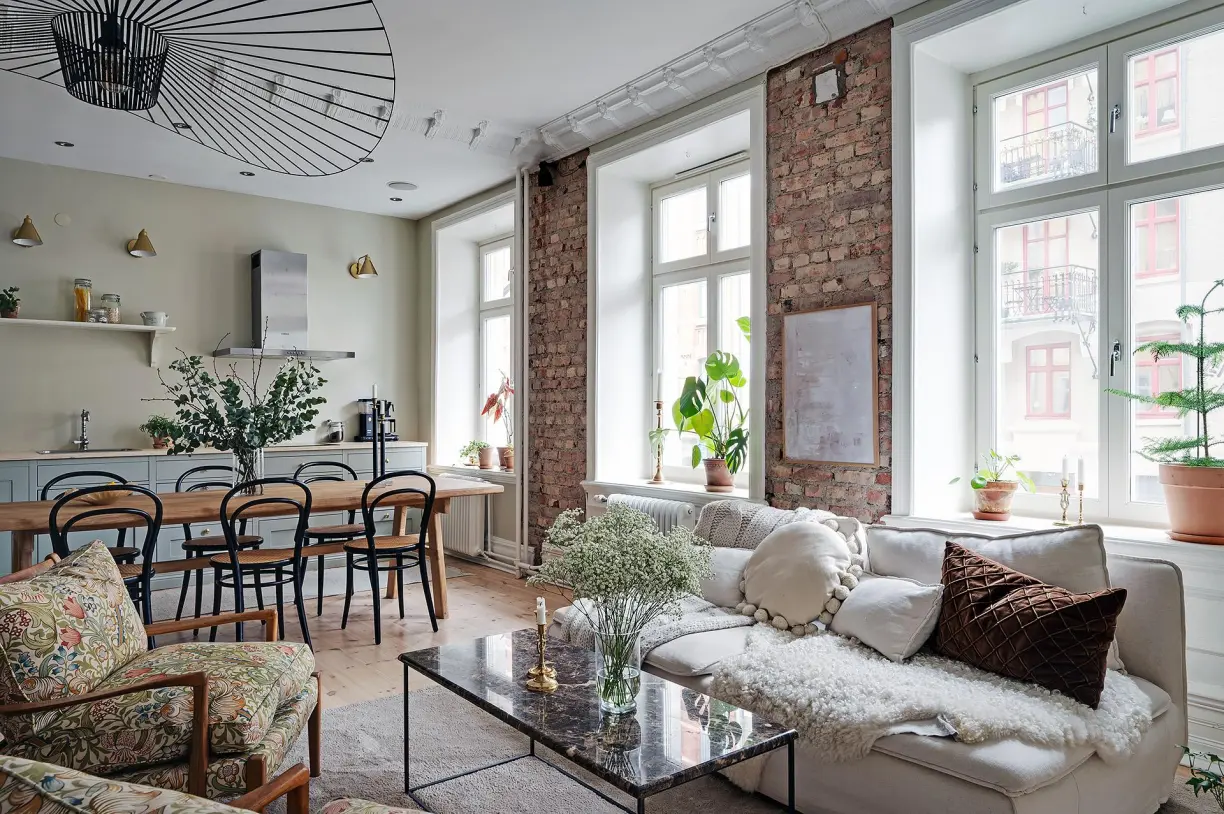 Un appartement à Göteborg on aime son intérieur Cosy