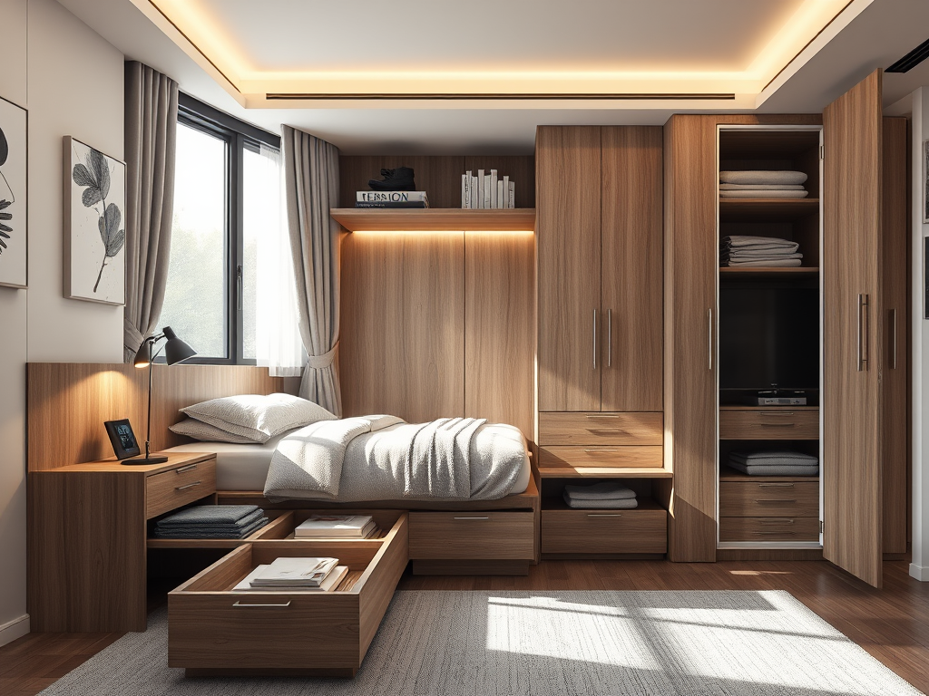 Optimiser un Studio : Idées Pratiques pour un Coin Nuit/Salon