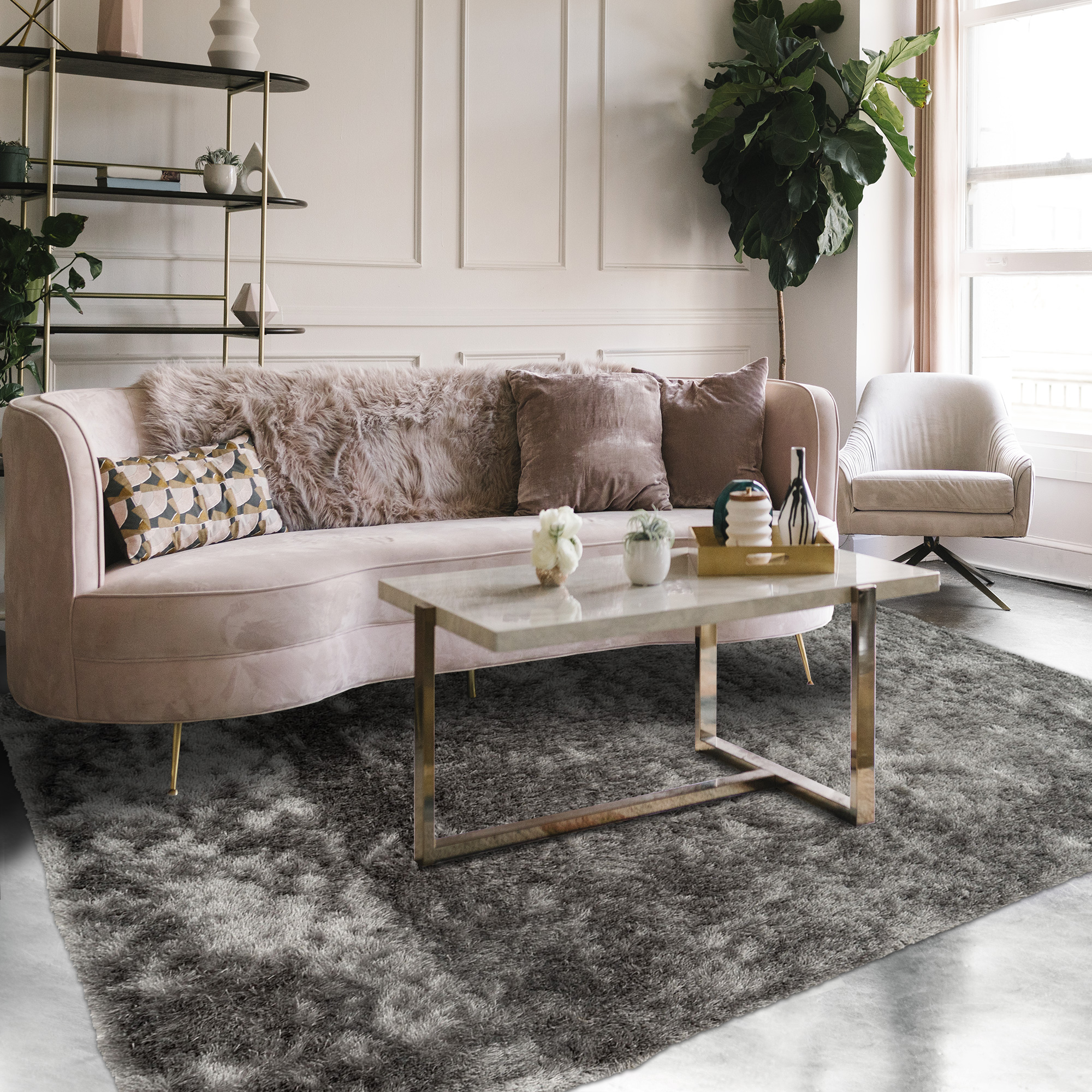 Bien au chaud avec un tapis Shaggy