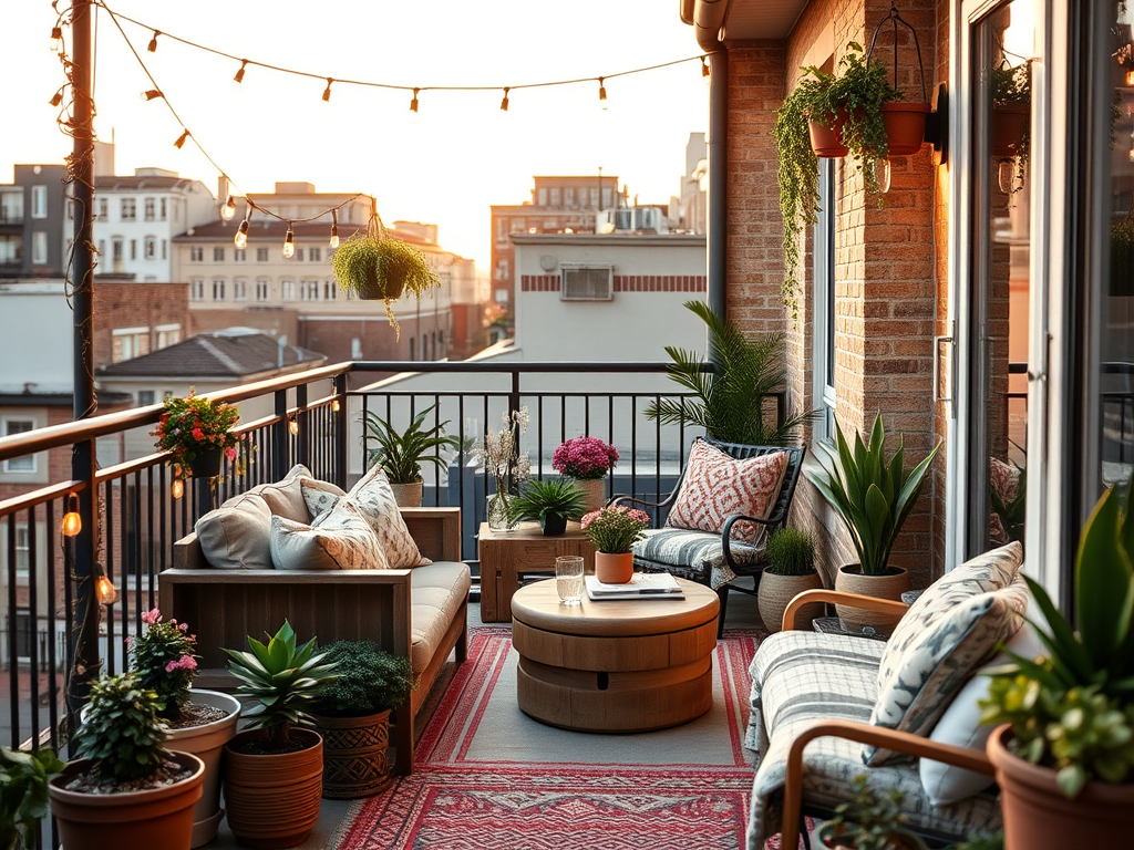 Aménager un petit balcon cosy : idées