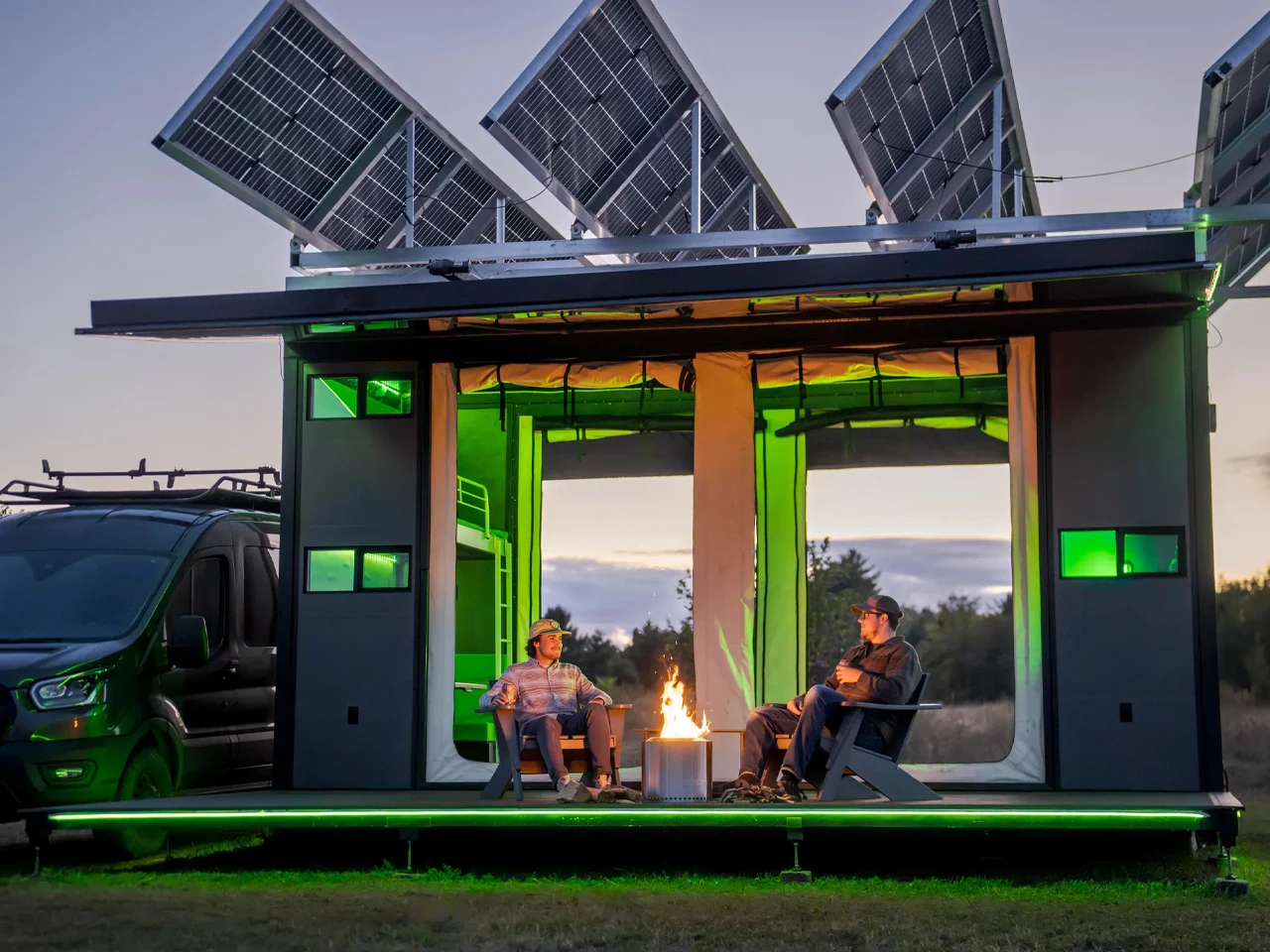 Tiny House high-tech révolutionne le camping grâce à l&rsquo;énergie solaire, au confort moderne et au luxe