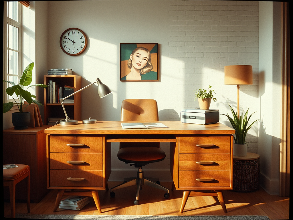 Transformez votre Bureau avec un Style Rétro