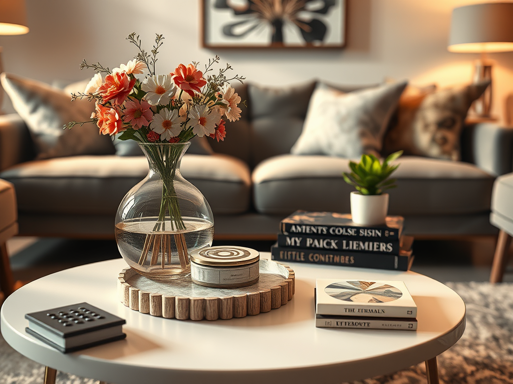 Décorer votre table basse de salon avec style
