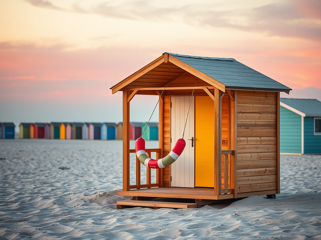 La cabine de plage : ma cabane sur le sable