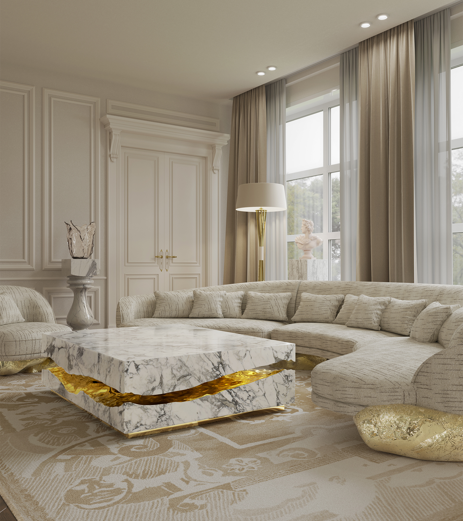 un nouveau chef-d&rsquo;œuvre de la décoration intérieure : la table basse Quarry .