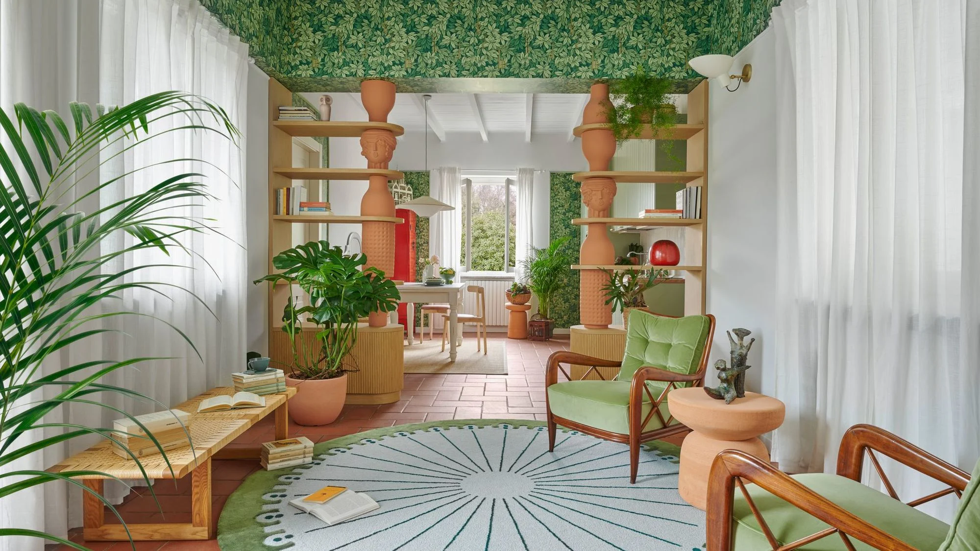 Milan, un appartement , entre art et spiritualité