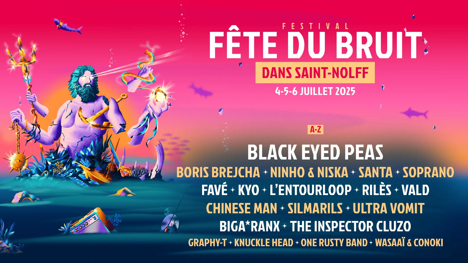 Découvrez la programmation de la Fête du Bruit Saint Nolff 2025