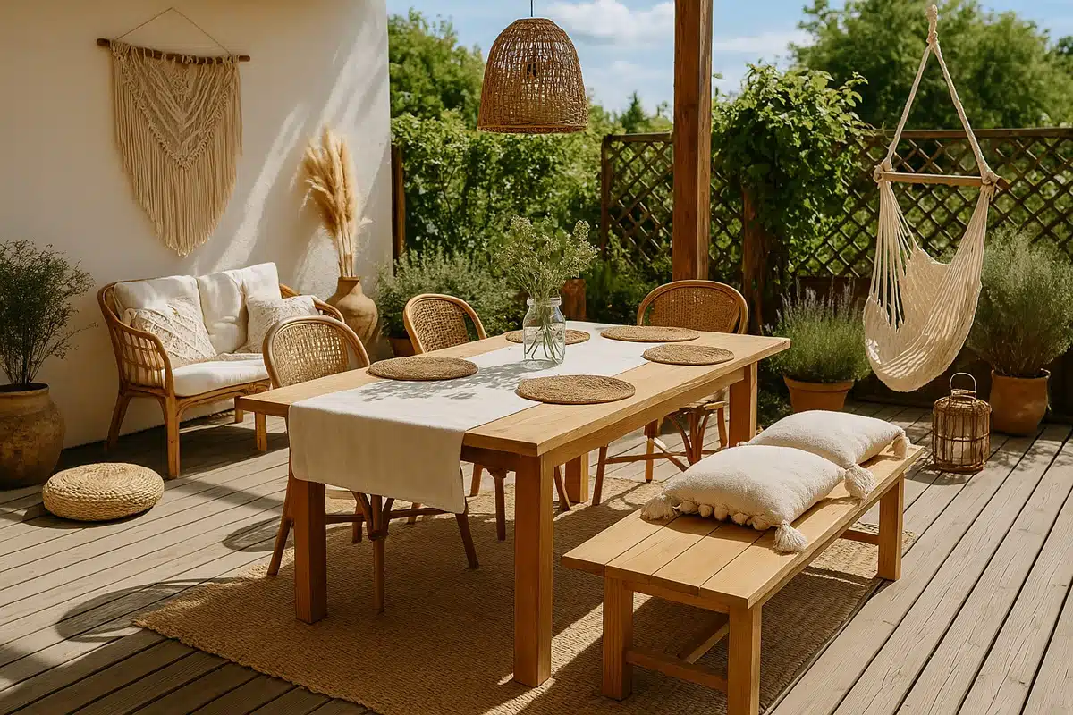 Idées originales pour un bel espace extérieur nature et bohème