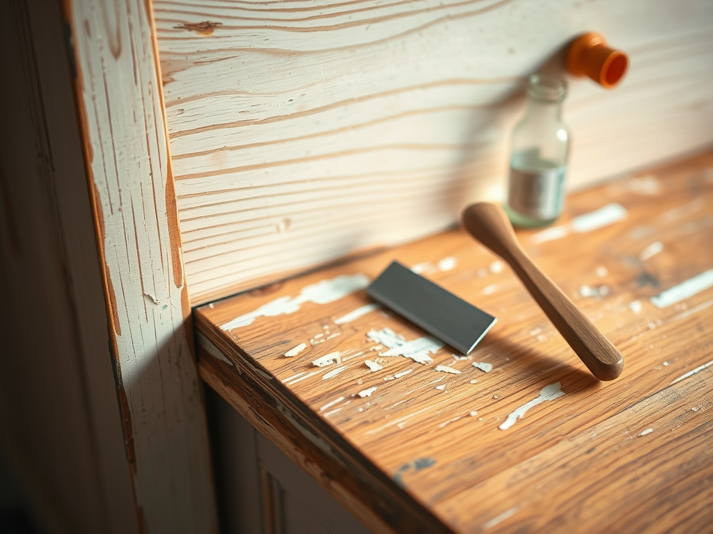 astuces pour enlever de la peinture sur un meuble en bois