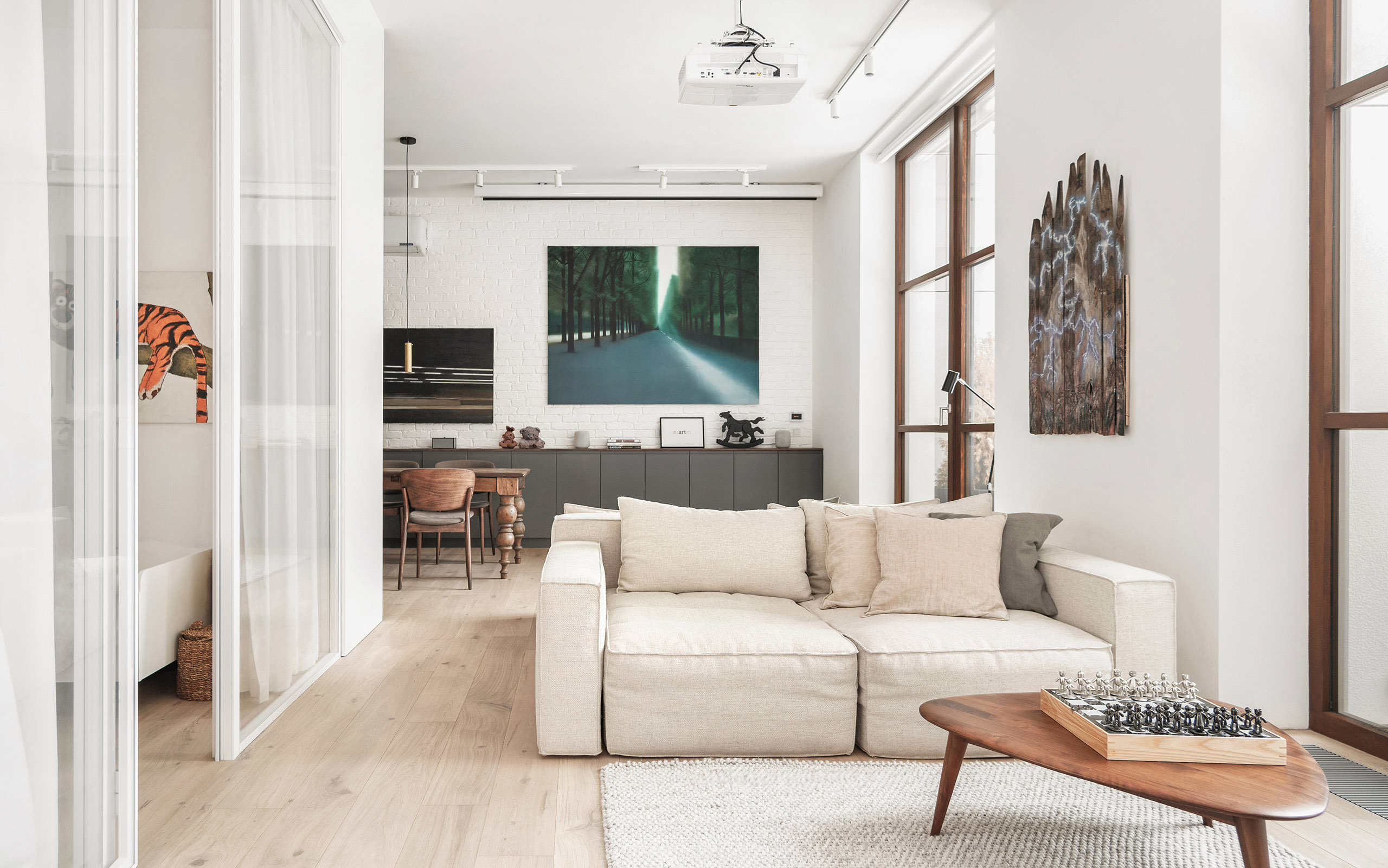 Appartement Minimaliste au Centre de Moscou