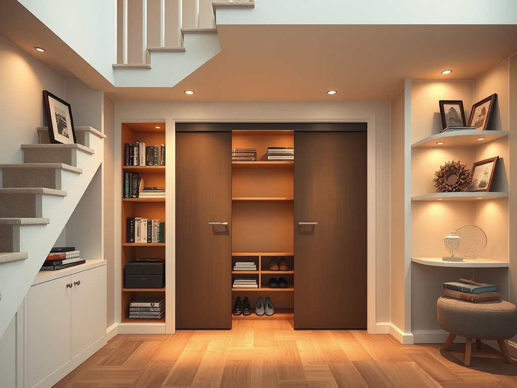 Optimisez l&rsquo;Espace Sous Votre Escalier