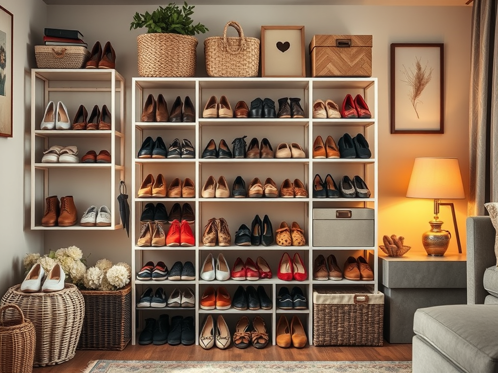 idées astucieuses pour ranger les chaussures à la maison! Inspirez-vous