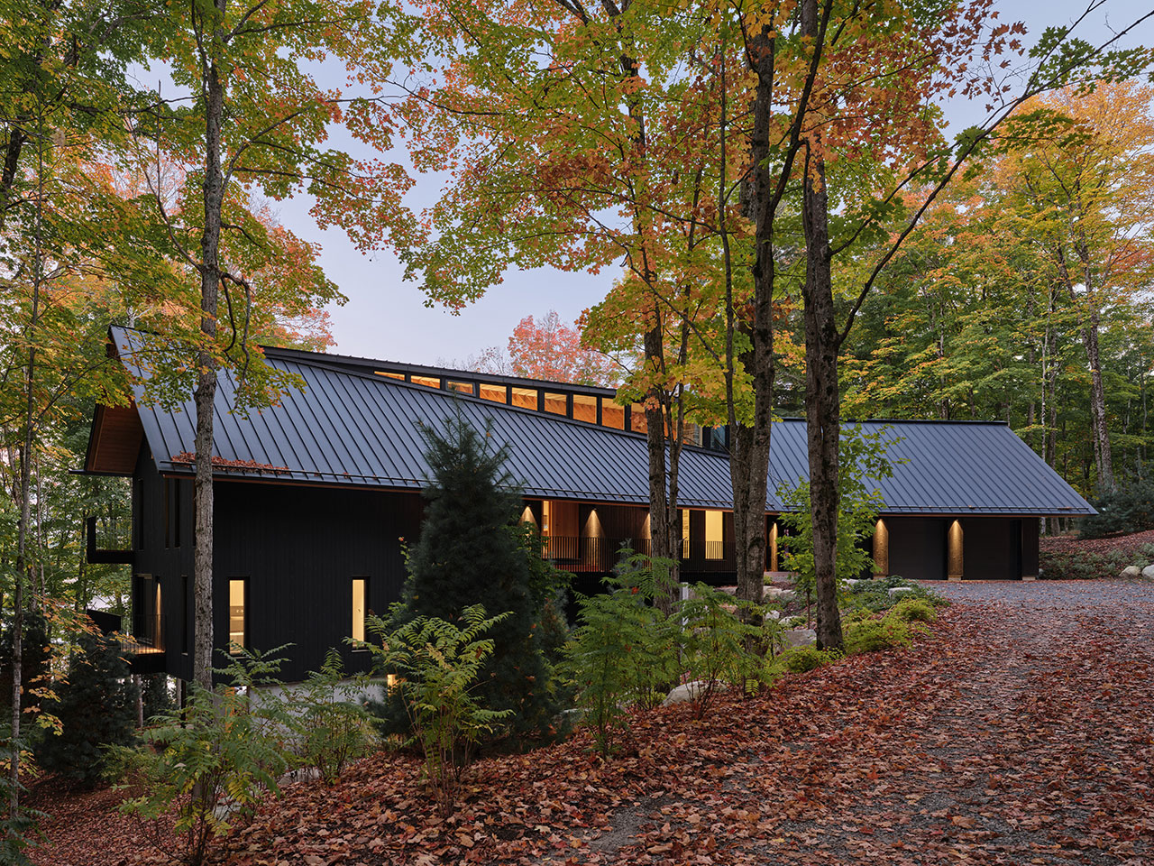 Refuge Naturel à Muskoka : Design Multigénérationnel