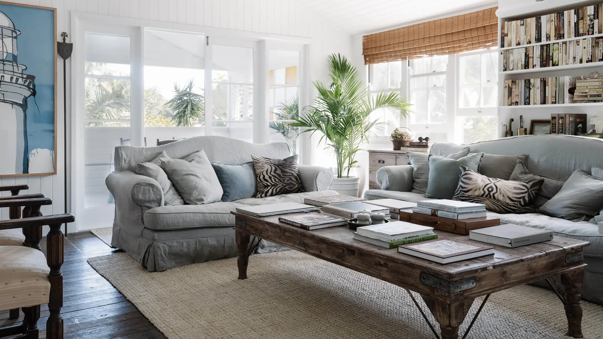 Une maison de pêcheur au bord de la rivière à Brunswick Heads, en Nouvelle-Galles du Sud.