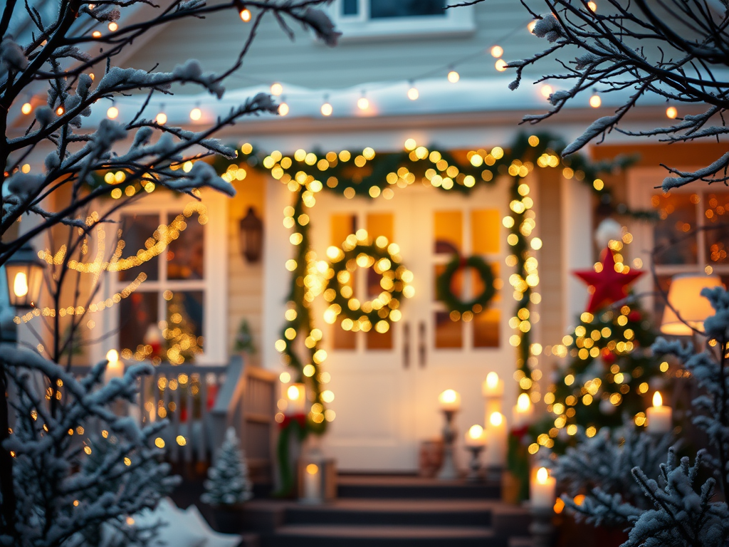 Déco Noël Les guirlandes LED dominent la tendance.