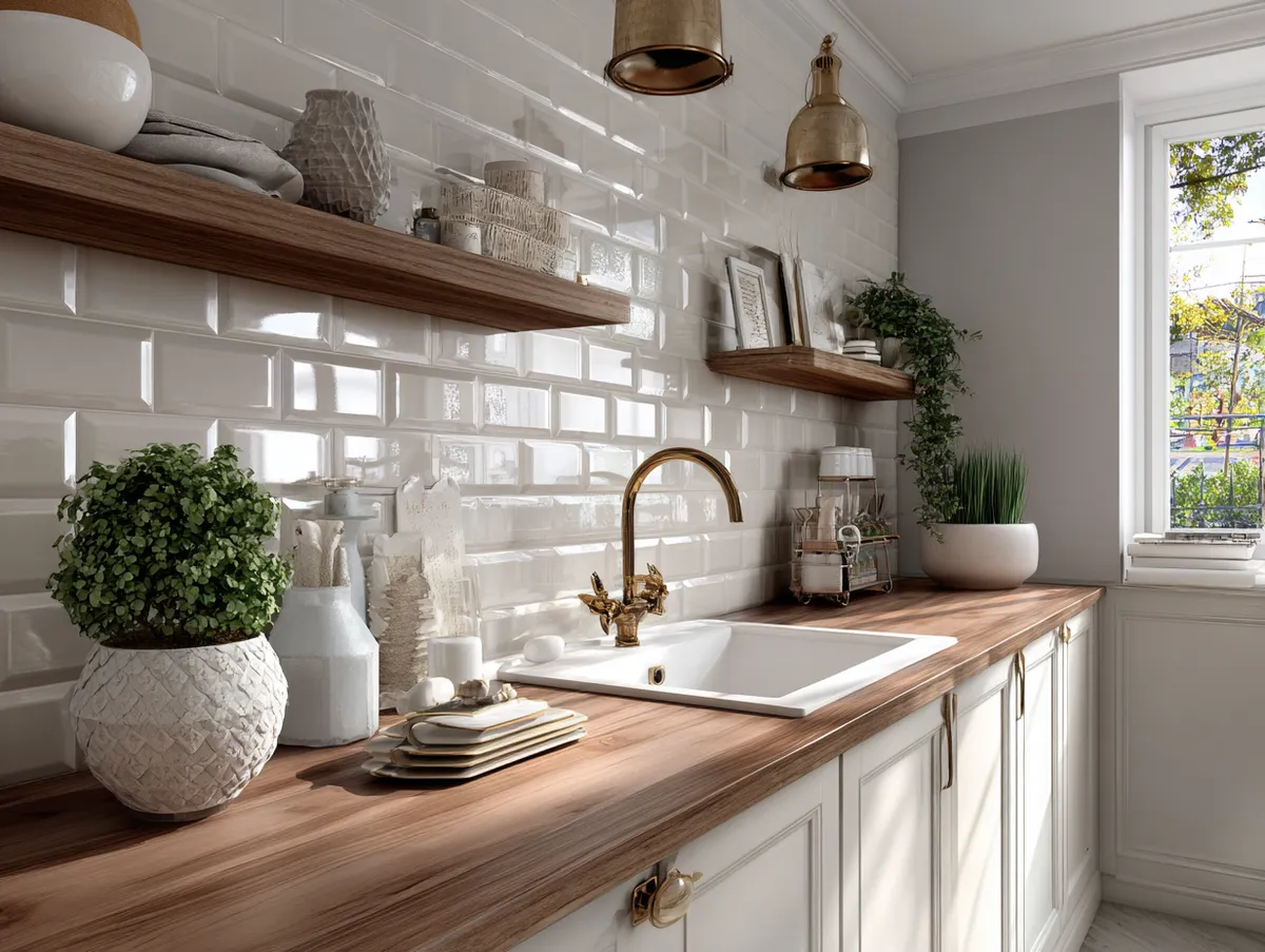 idées de carrelage  pour une rénovation de cuisine moderne
