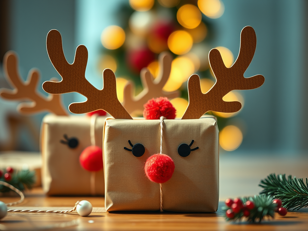 Emballer les cadeaux de Noël de manière créative et différente