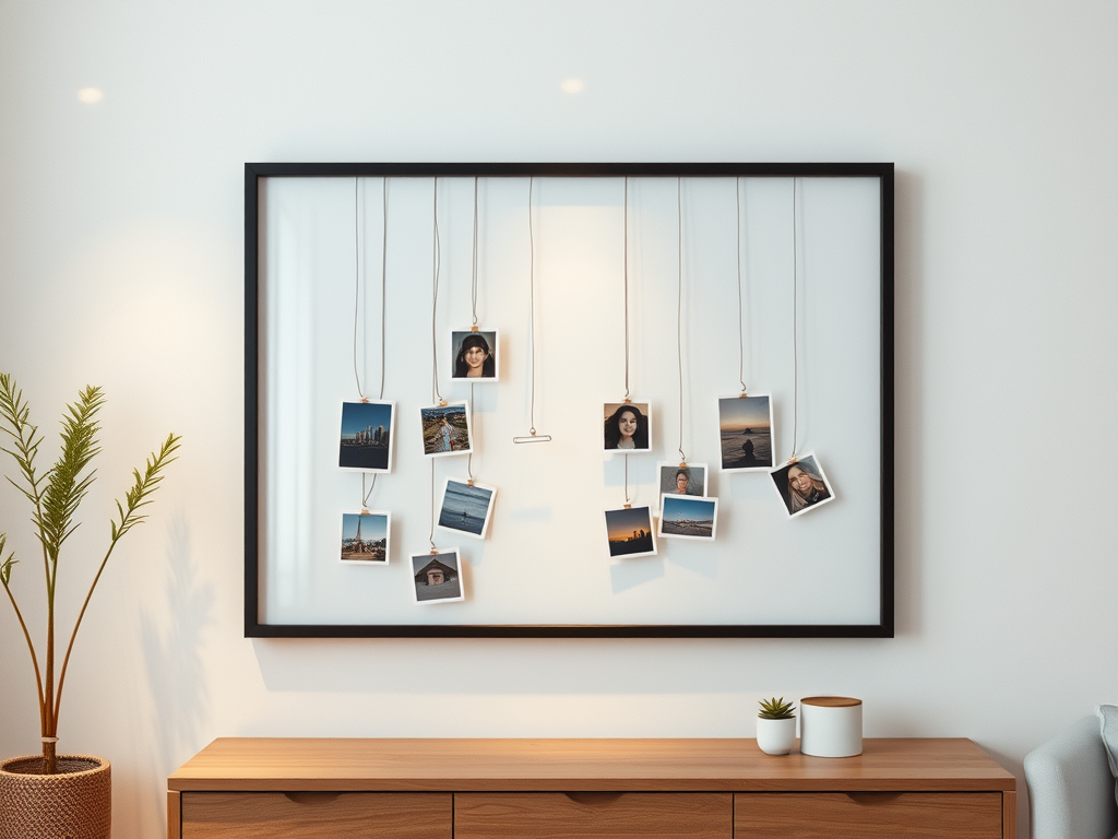 Des idées simples et stylées  de la déco avec des photos