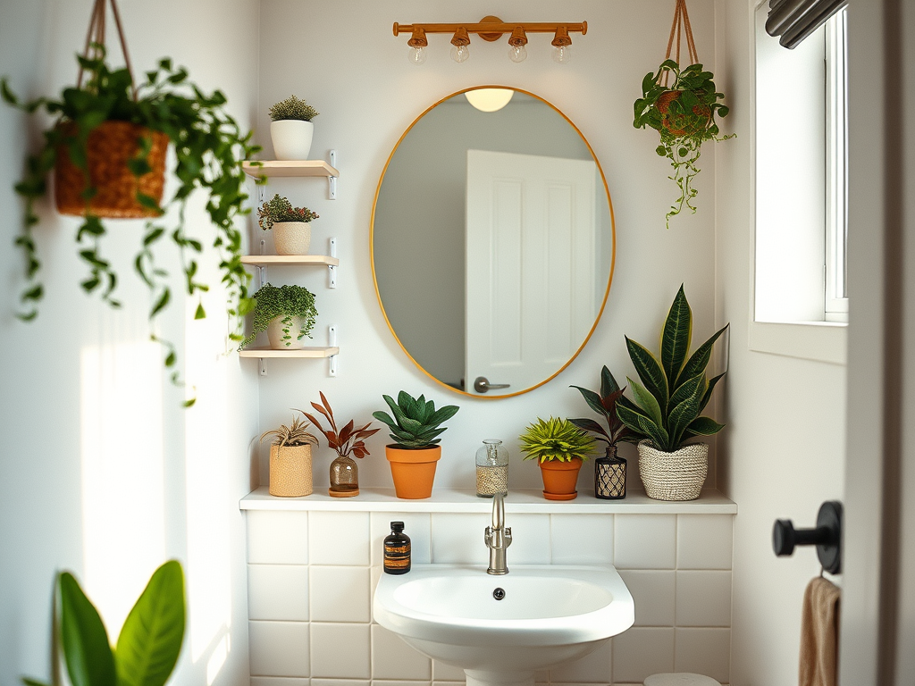 Comment décorer une petite salle de bain