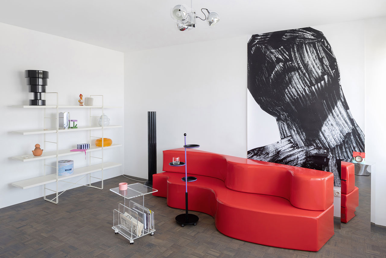 L’appartement Onda est un appartement réimaginé des années 80, plein de légèreté