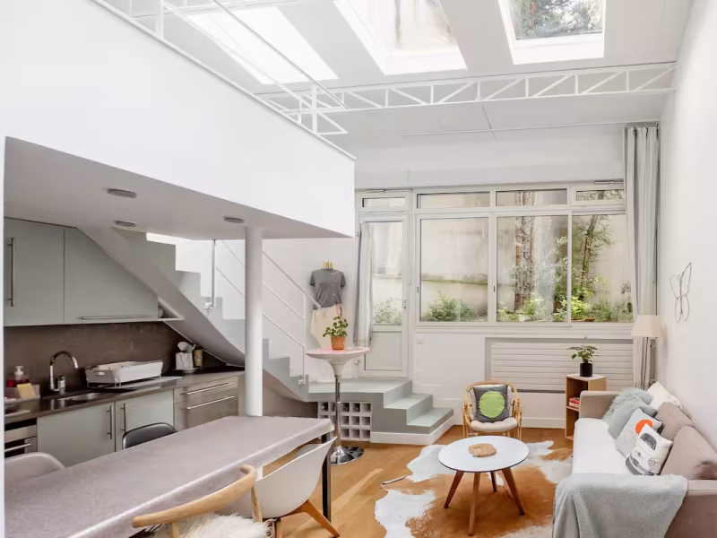 Un appartement Atypique, atelier, calme, arboré Paris