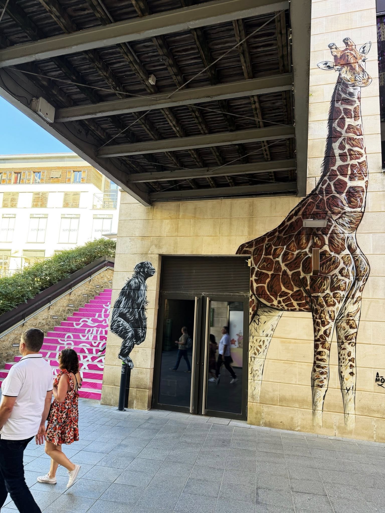 A‑MO, un street artist bien connu à Bordeaux.