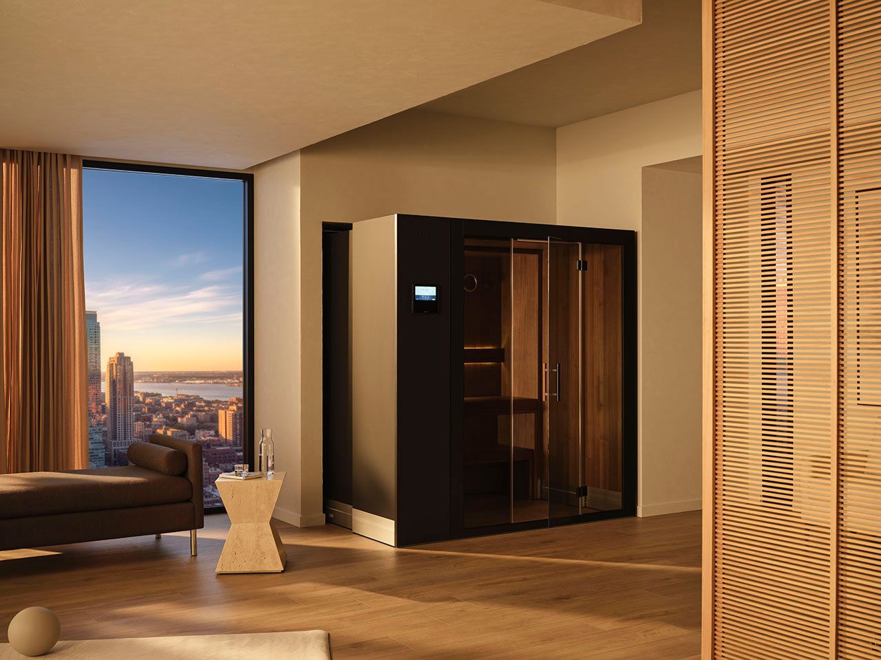La marque KLAFS de Kohler lance le premier sauna rétractable