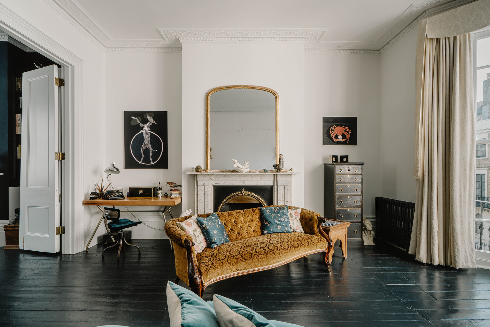 Maison Regency à la décoration vintage à Brighton