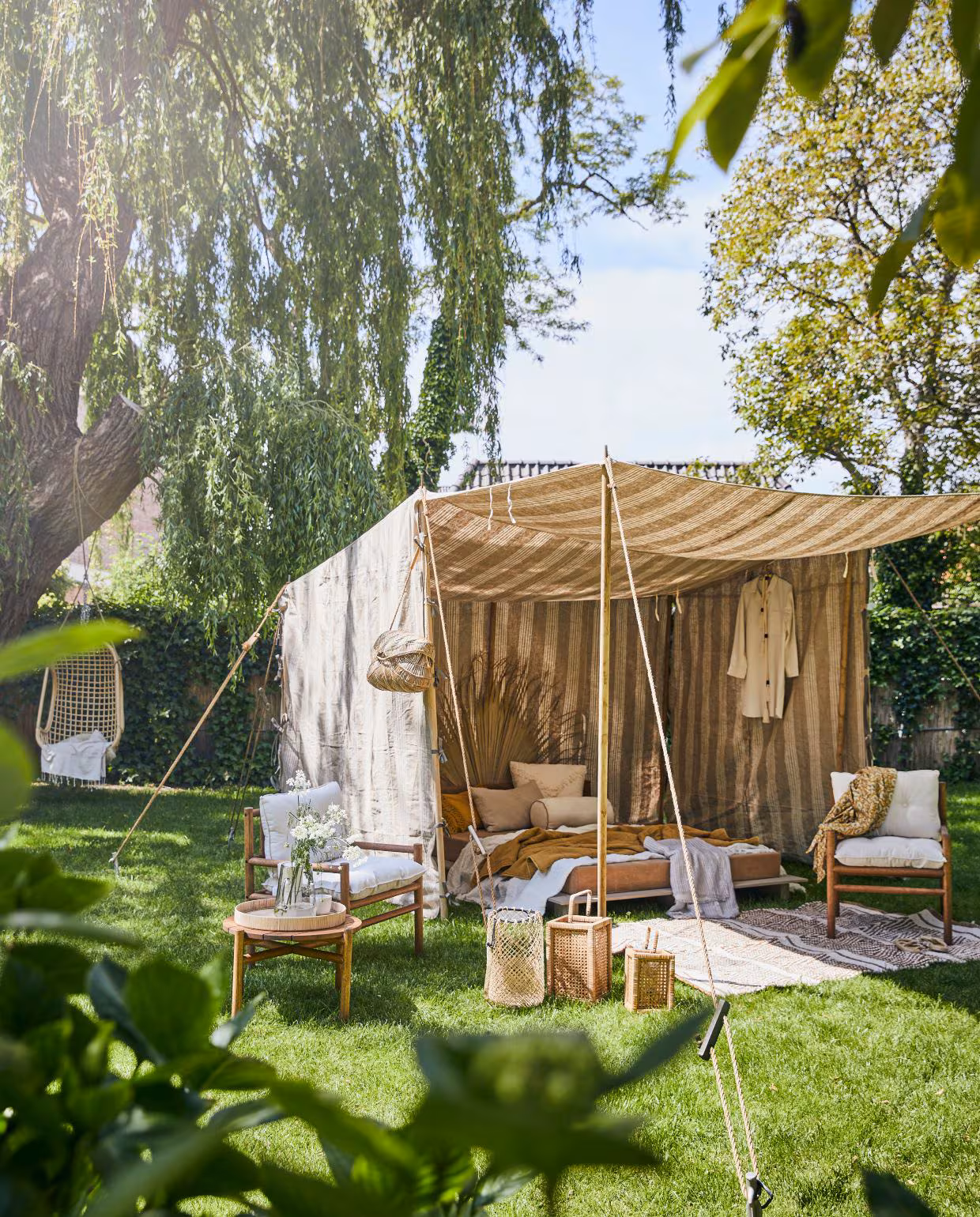 Entretien du jardin d’une maison (temporaire) en location ?