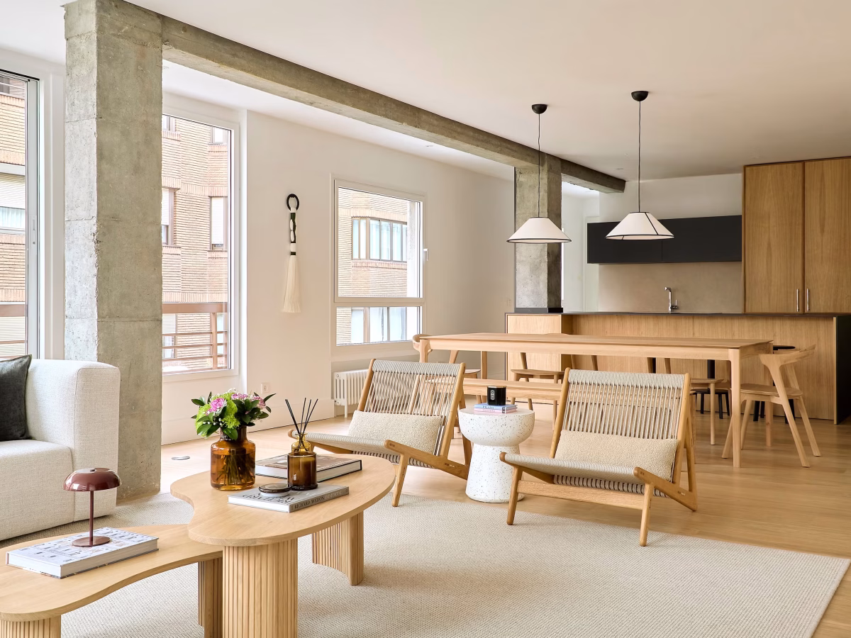Un appartement  madrilène rénovée par MAS by Arquesta