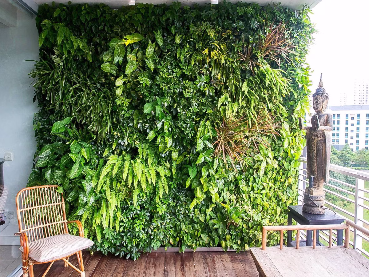 Comment placer un jardin vertical sur le balcon