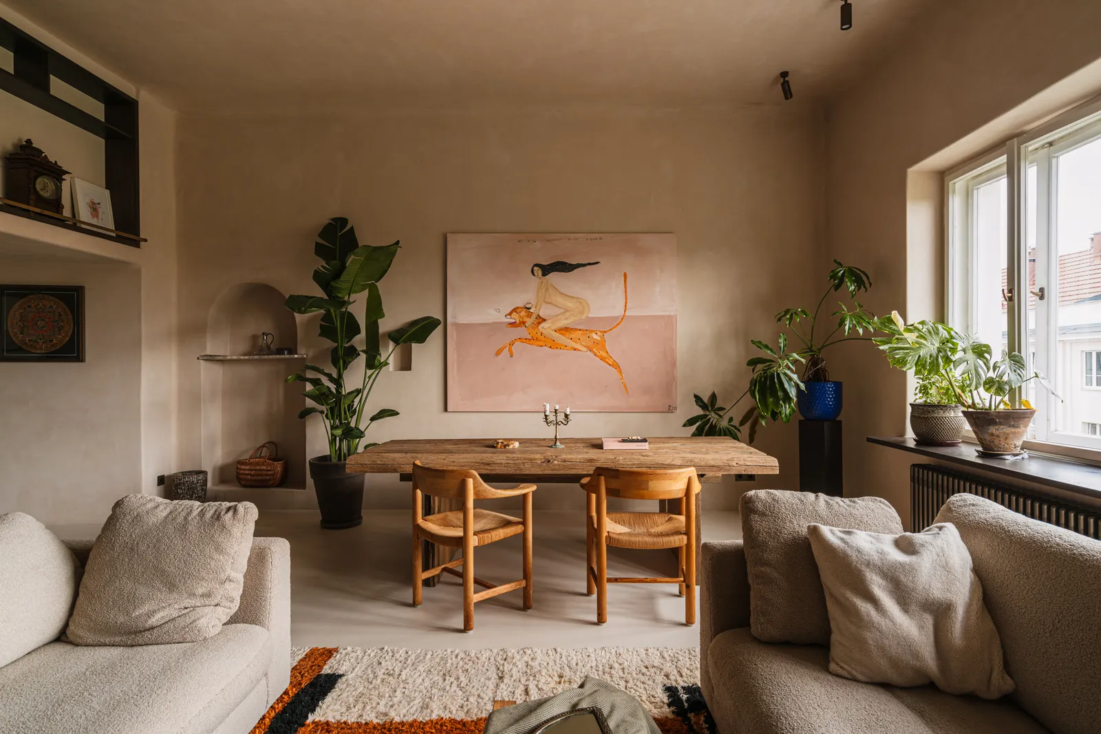 Appartement aux formes douces et organiques n’est pas bling bling