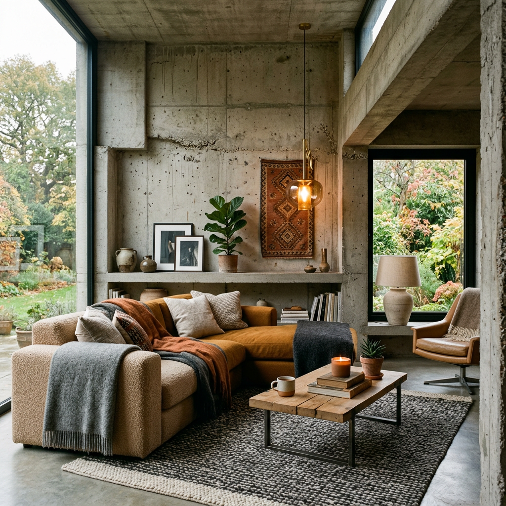 Style Le brutalisme en décoration intérieur
