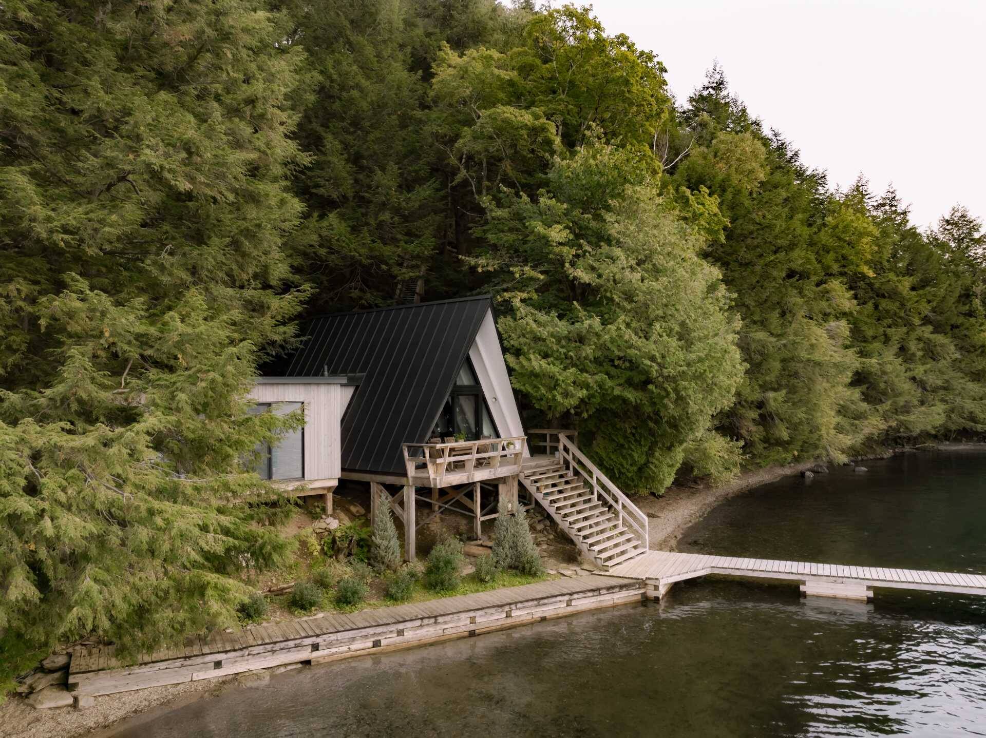 Vivre ou passer du temps dans une cabane