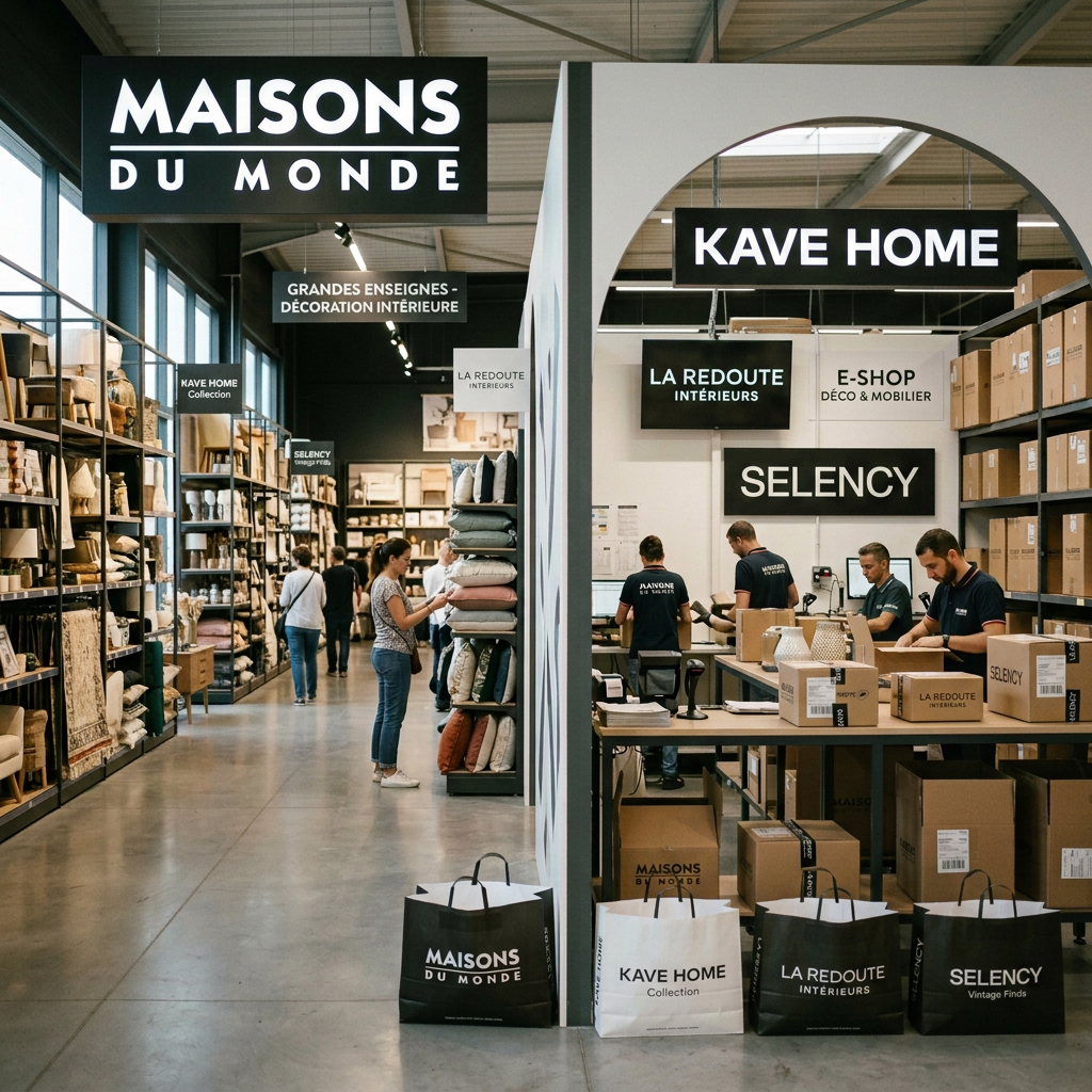 Grandes enseignes & e-shops généralistes décoration intérieur