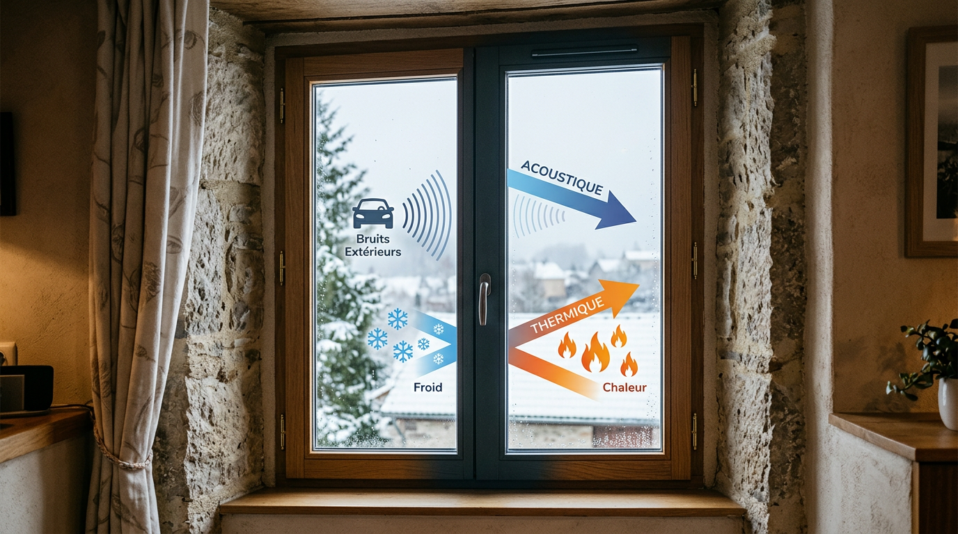 L’isolation thermique et acoustique des fenêtres est essentielle
