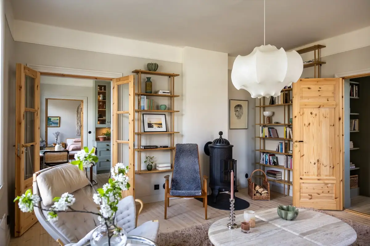 Visite d&rsquo;un un appartement d’Oslo