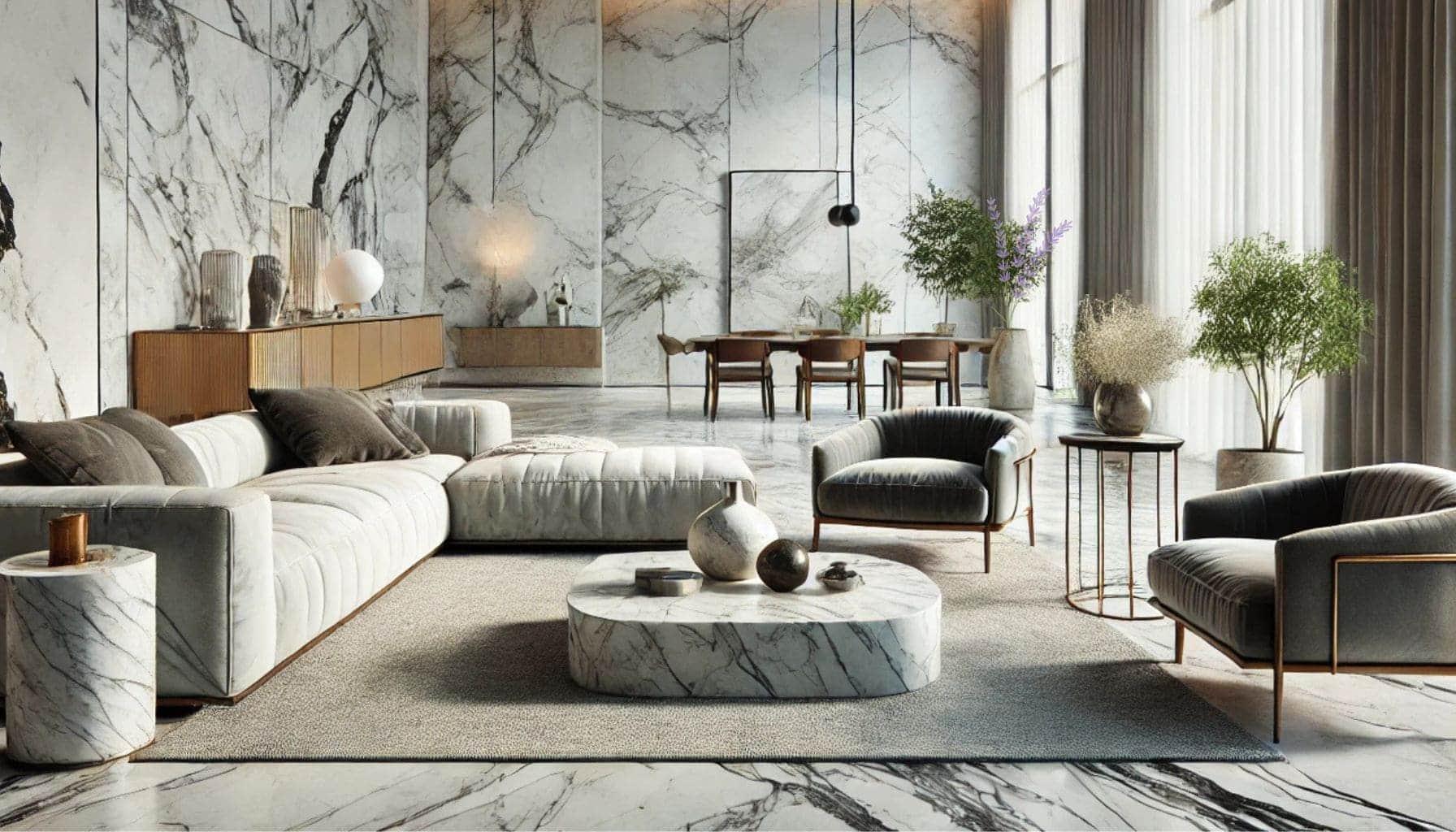 Marbre : l&rsquo;élégance incontournable du design intérieur