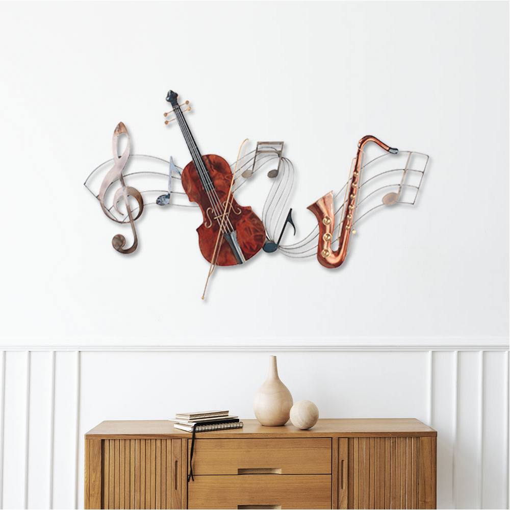 décoration sur le thème de la musique et du chant