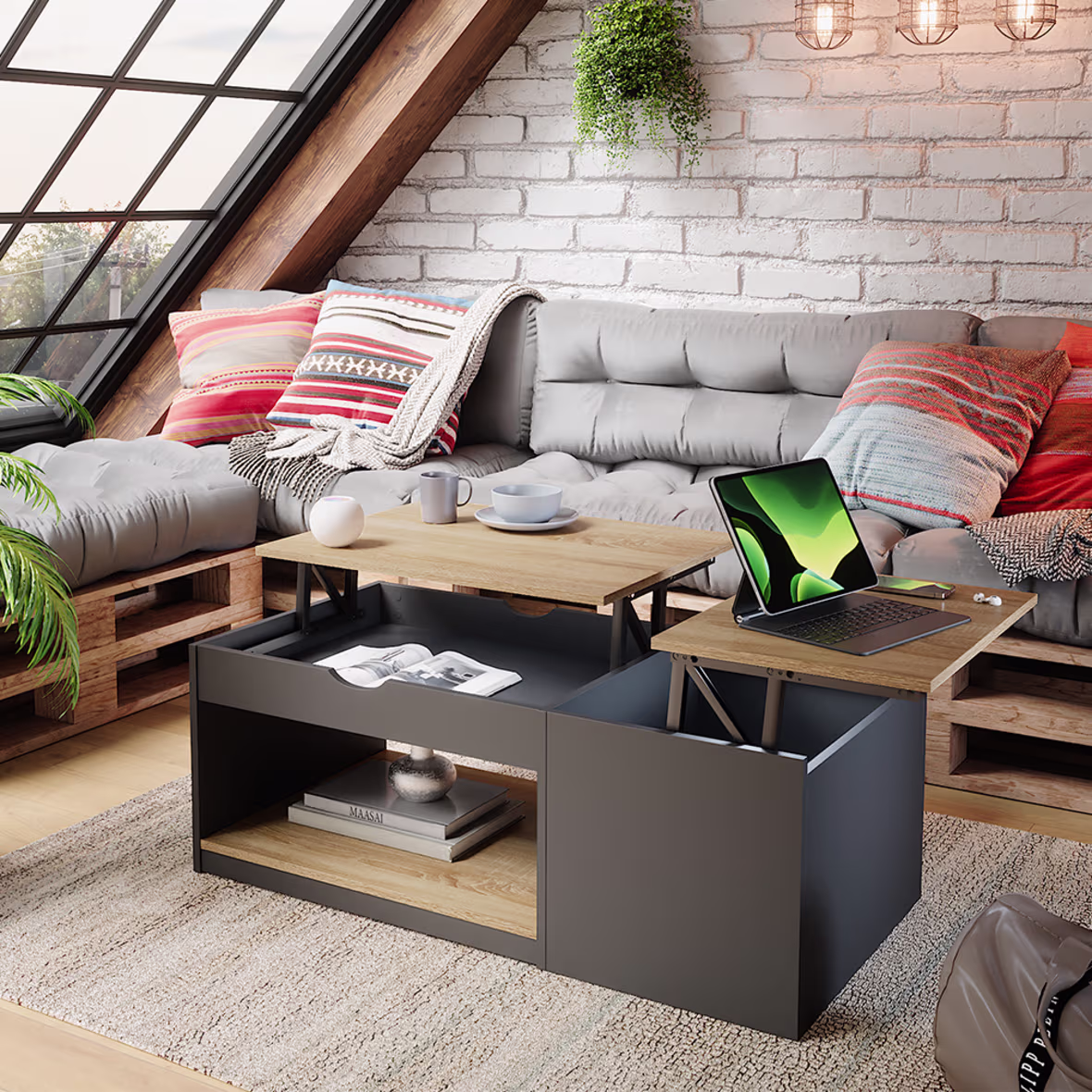 Table salon petit espace : meubles fonctionnels et déco tendance